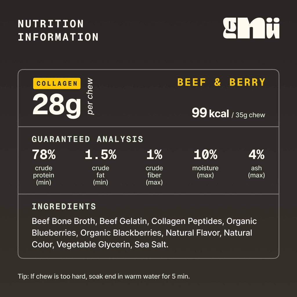 Bone Broth Chew: Beef & Berry