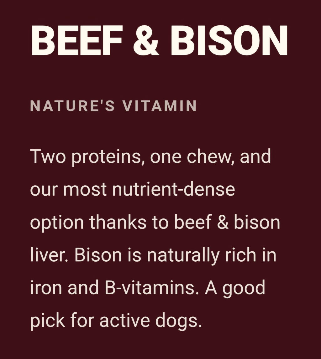 Bone Broth Chew: Beef & Bison