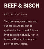 Bone Broth Chew: Beef & Bison