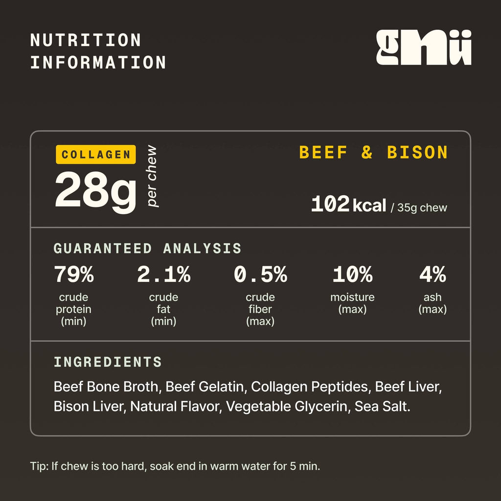 Bone Broth Chew: Beef & Bison