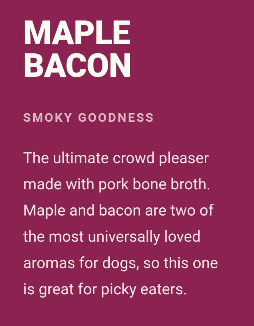 Bone Broth Chew: Maple Bacon