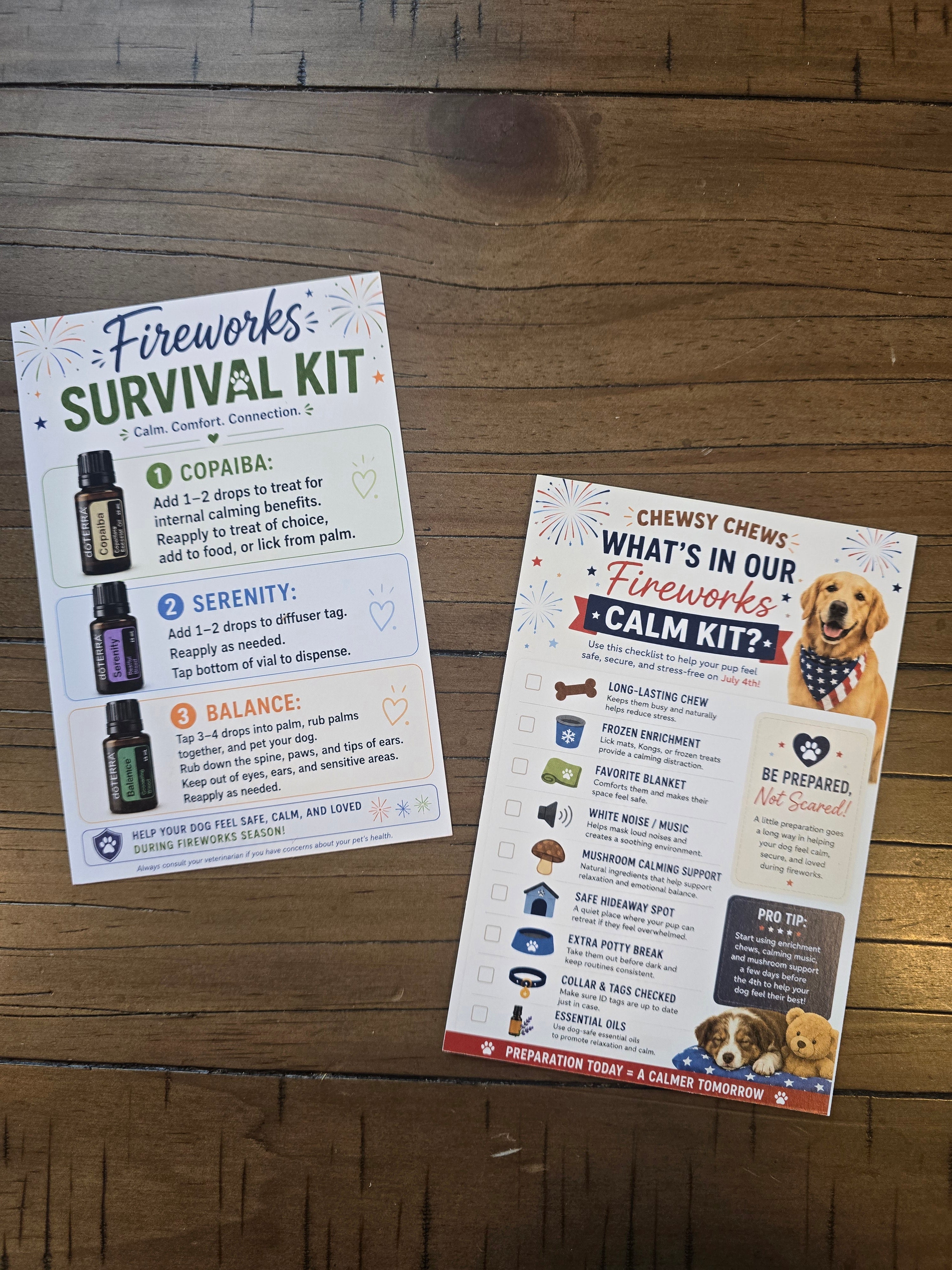 Fireworks Survival Kit